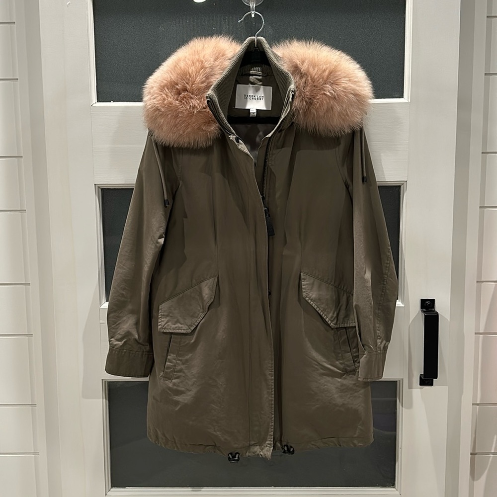 Derek Lam Crosby Olive green jacket